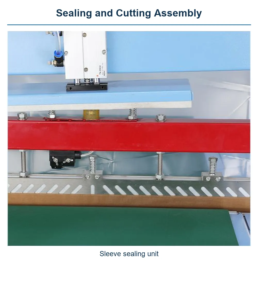 Sealing and Cutting Assembly: Sleeve sealing unit