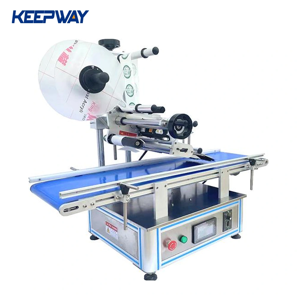Flat Surface Labeling Machine Pouch Label Applicator Machine