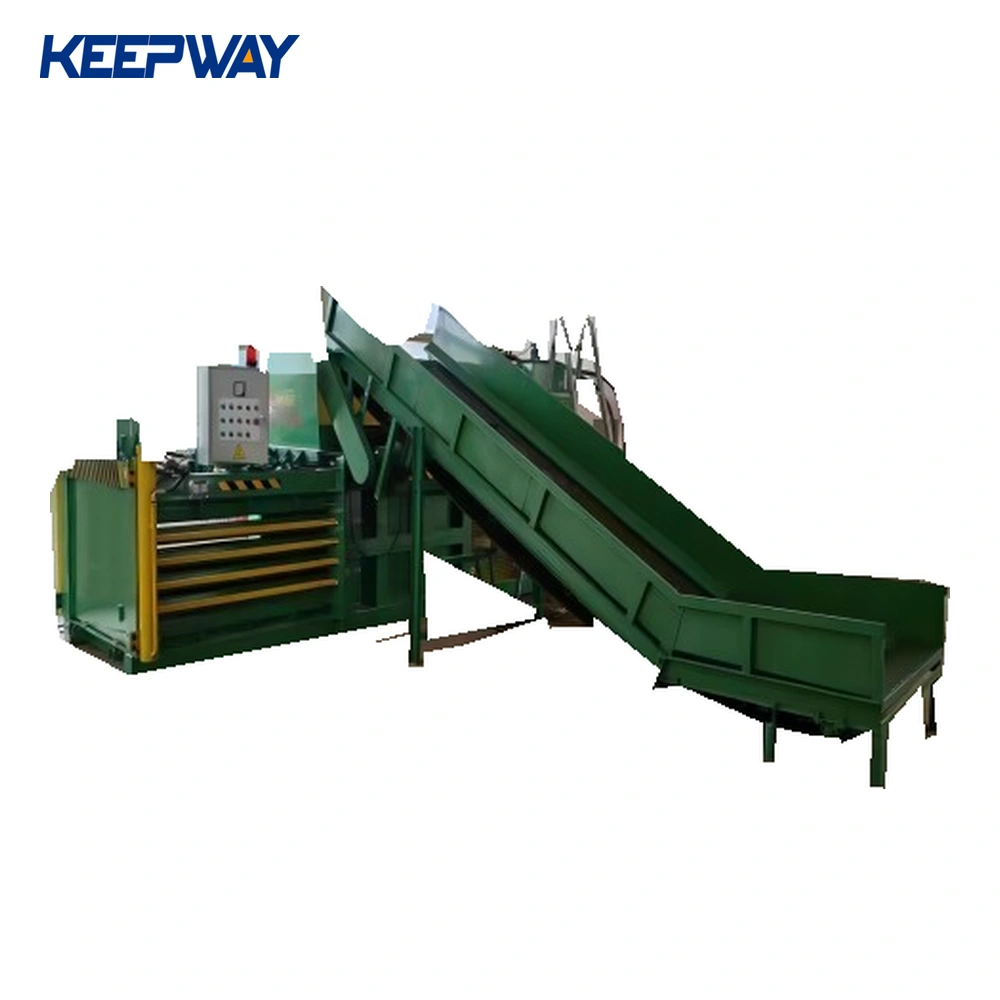 Automatic Horizontal Cardboard Baler Machine, 60–200 Ton