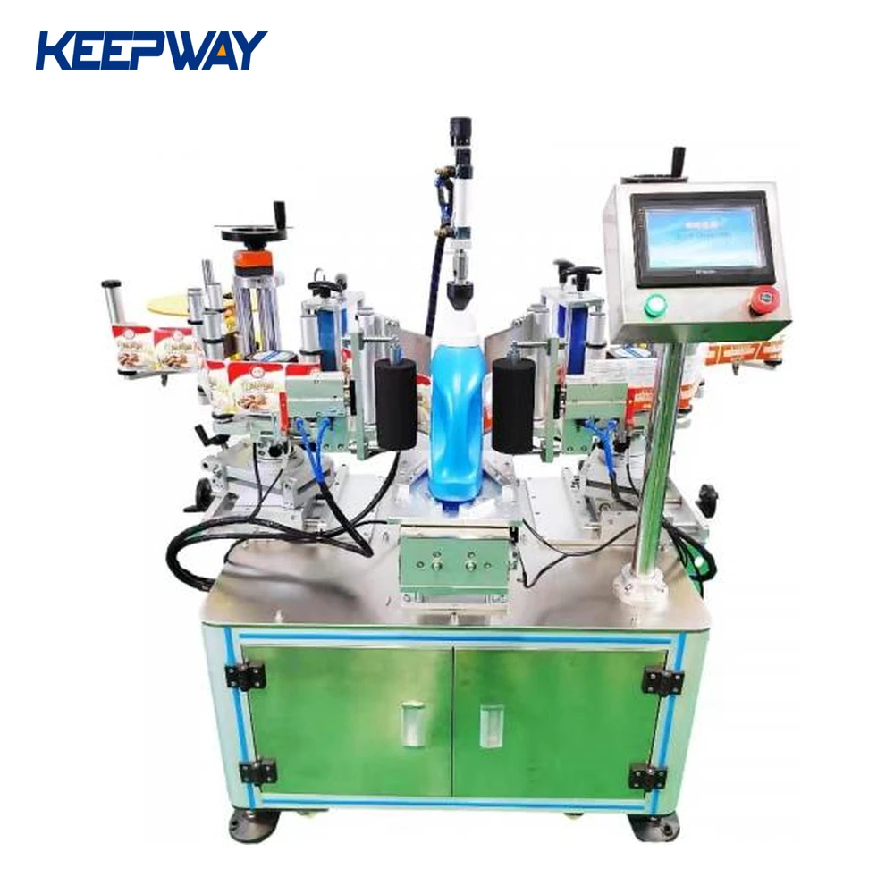 Semi Automatic Double-Sided Label Labeling Machine