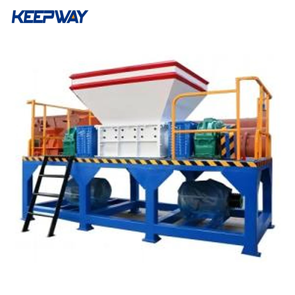 scrap rubber tires shredder machine