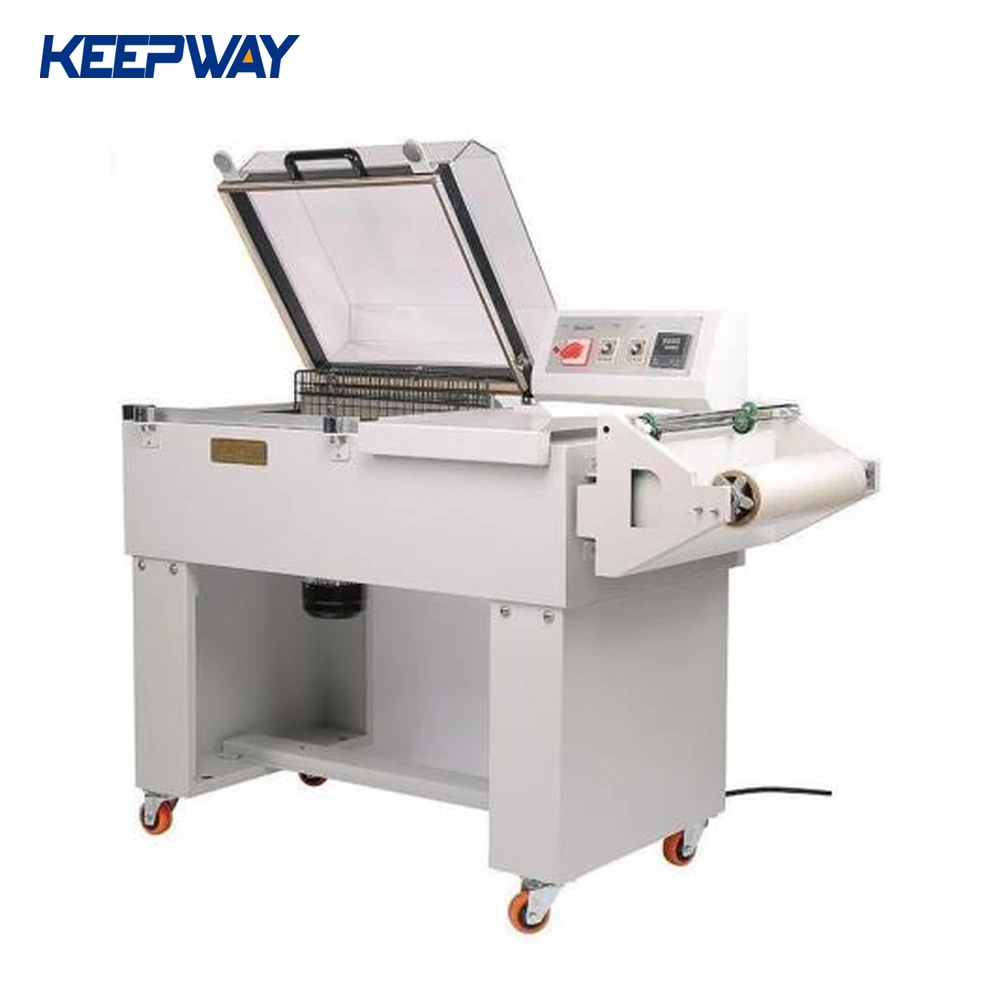 Two-in-one Heat Shrink Packaging Machine, Small 2 in 1 Semi-auto Shrinking Wrapping Machine