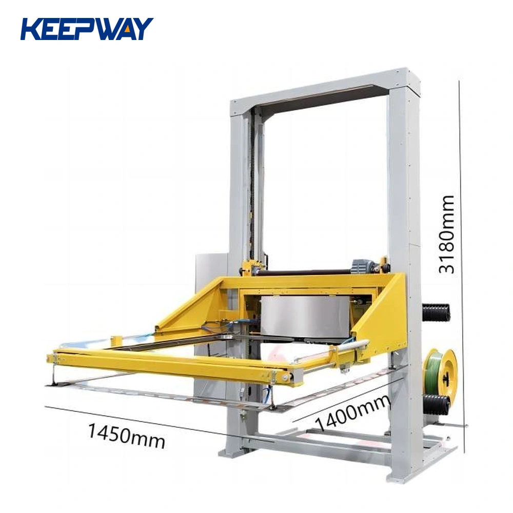 fully automatic horizontal type pallet strapping machine