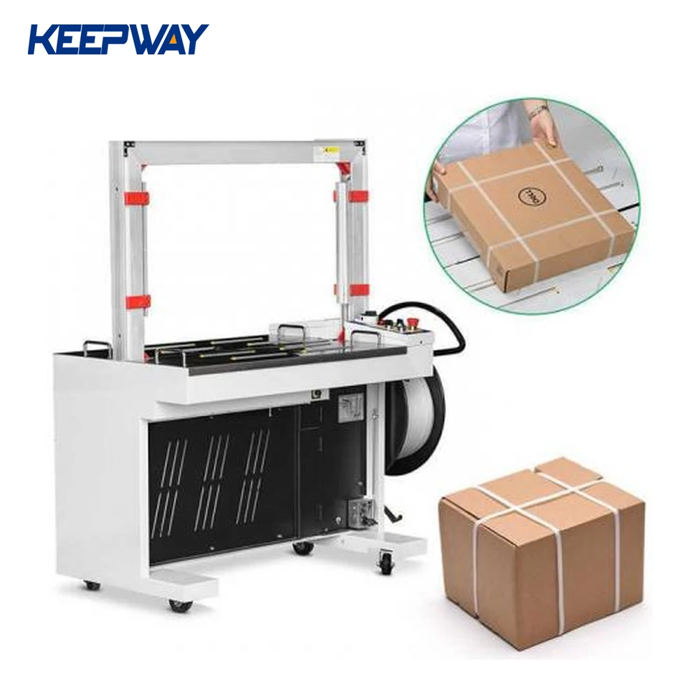 Automatic Electric Plastic PP PET Box Strapping Machine Packaging Machine 