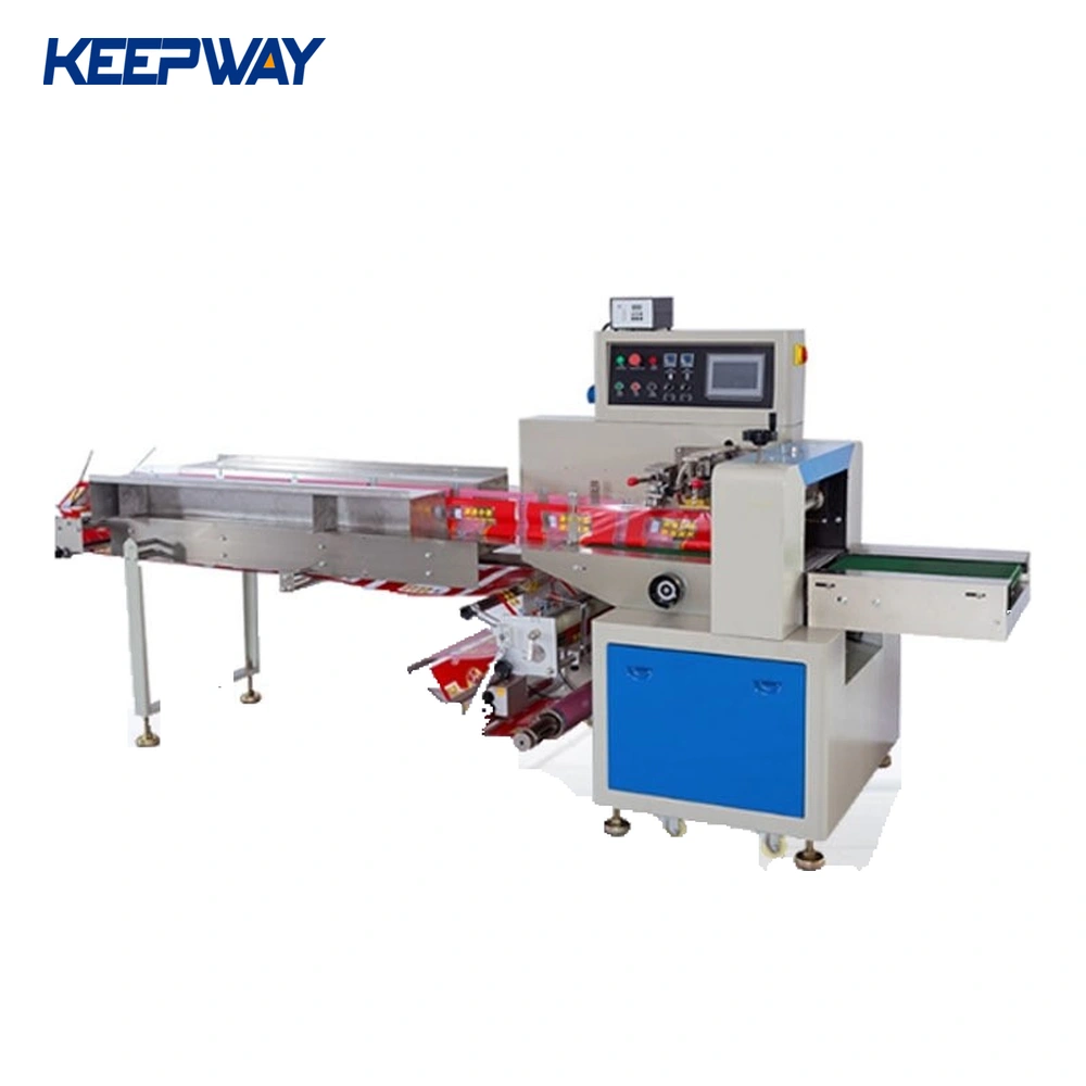 horizontal pillow ice cream chocolate bar bread cake flow pack packing bag machine 
