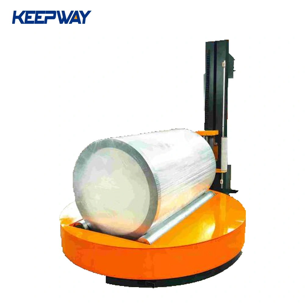 Automatic Wrapping Machine Pallet Stretch Film Wrapper for Cylinder Roll Pack