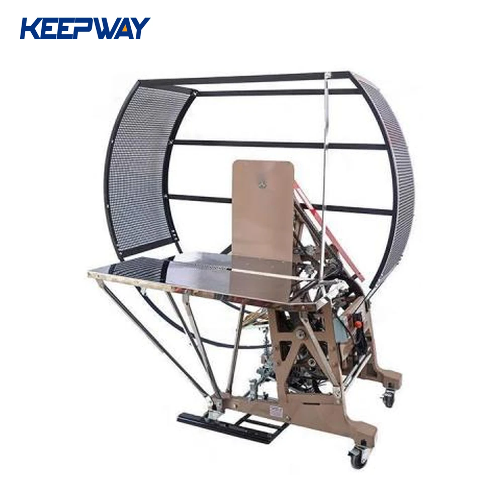 PE rope winding automatic knotting tying baling machine