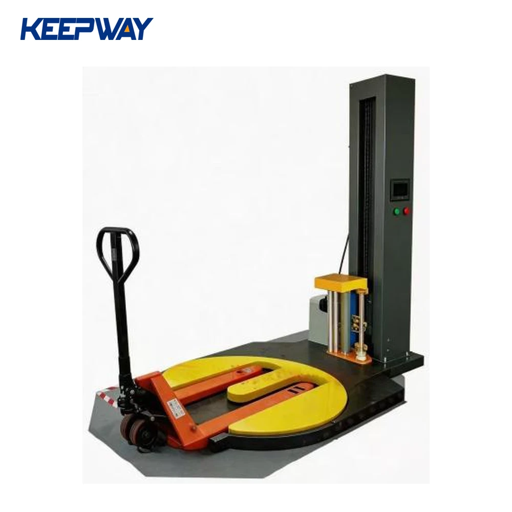  Automatic M/Etype Stretch Film Wrap Pallet Wrapping Machine for Pallet Jacks