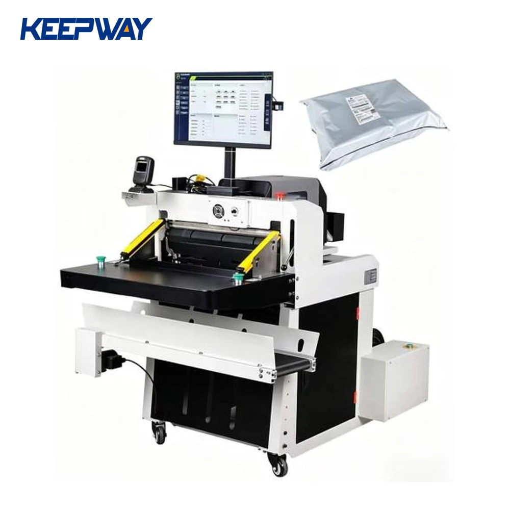 Inline Printing Poly Mailer Bag Making Machine with Flexo Printer - 副本
