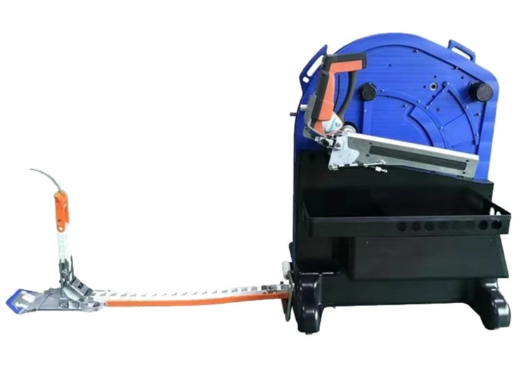 Original TP-800 mobile pallet strap-threading machine