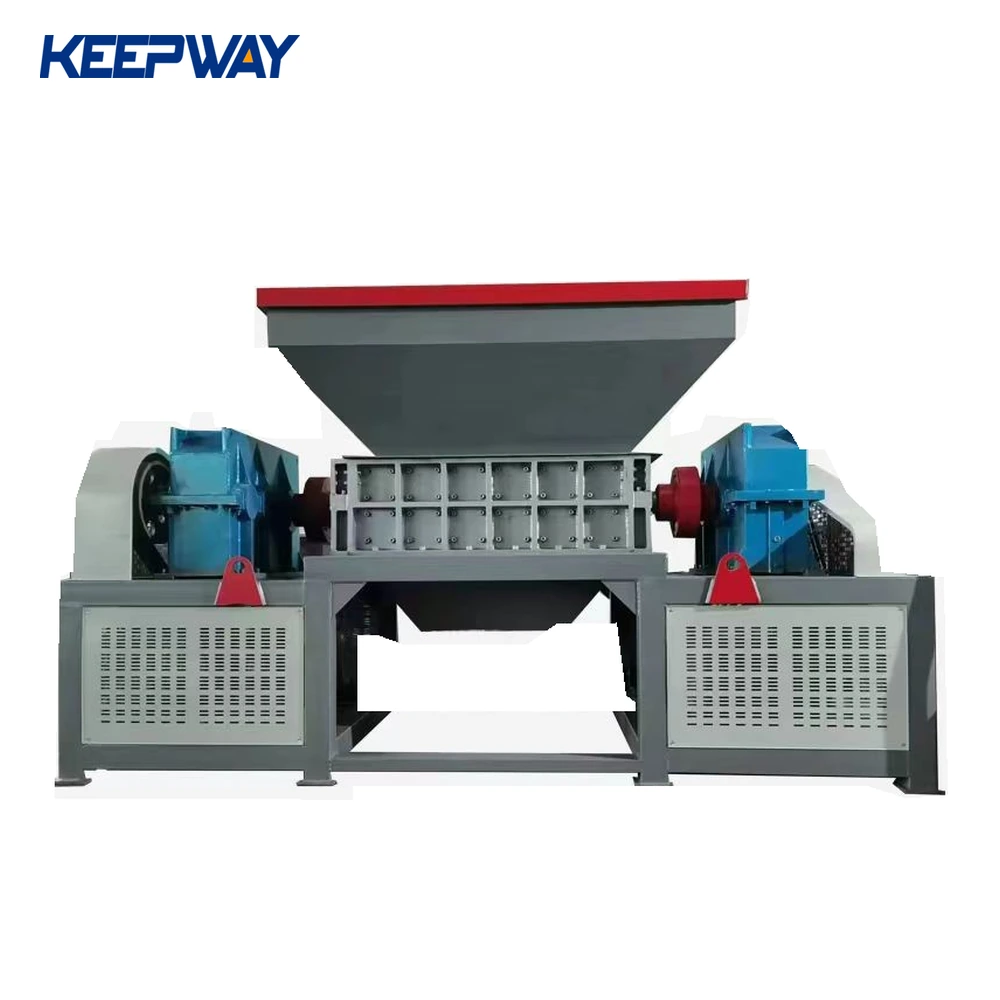 Tire Crusher Tyre Shredder Recycling Machine 