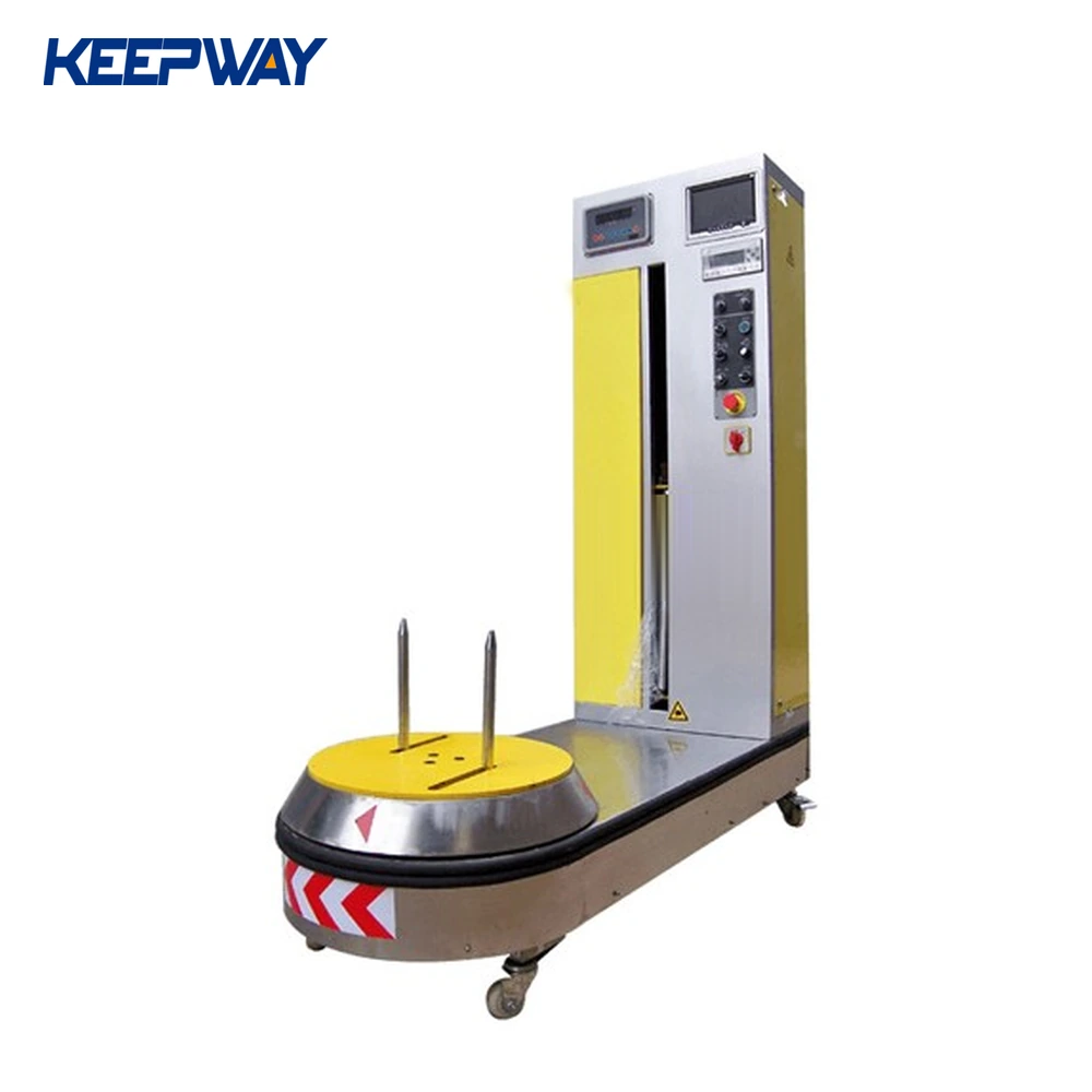 automatic airport luggage wrapping machine film for sale