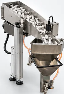 Optional counting feeder configuration illustration