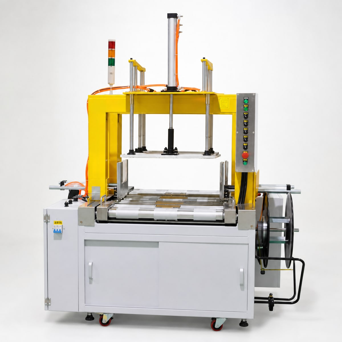 KPW-P8060 cardboard compression strapping machine main view