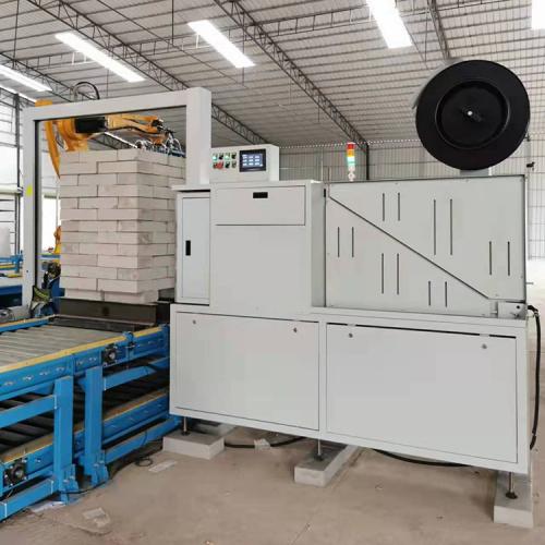 Automatic side seal strapping machine vertical pallet strapping machine line