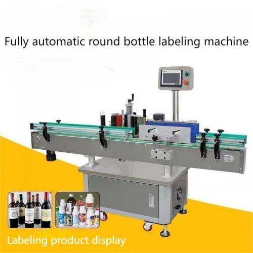 Round Bottles Labeling Machine Pneumatic Automatic Bottle Labelling Machine for Small Business