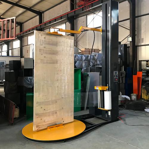Automatic Door Wrap Machine Stretch Film Pallet Packaging Wrapper Machine