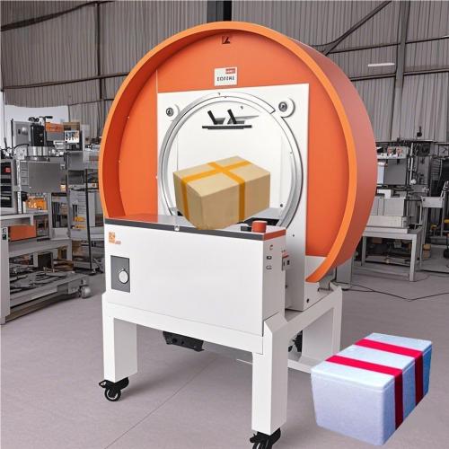  Automatic Tape Winding Sealing Wrapping Machine for Foam Box/Express Box