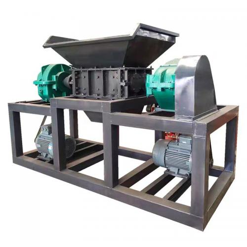 Industrial Double Shaft Steel Metal Shredding Machine Tire Shredder 