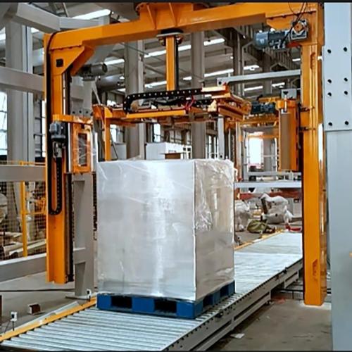 cantilever film wrapping machine arm rotatry wrapping machine