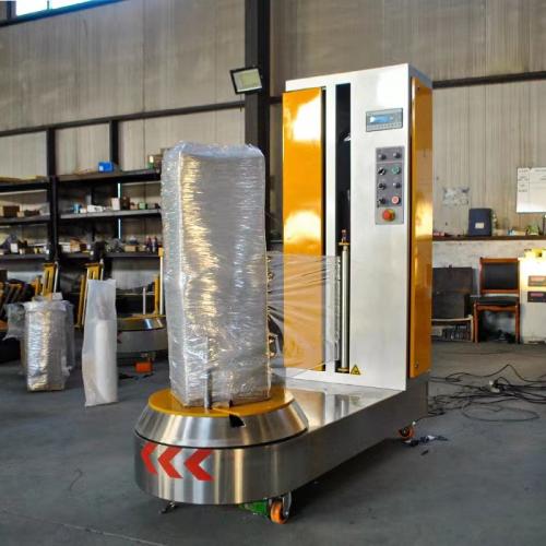 automatic airport luggage baggage wrapping machine