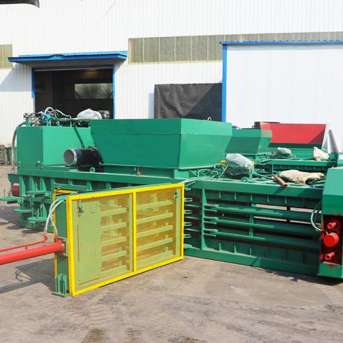 automatic 120 tons horizontal baler machine for waste paper hydraulic baling press machine