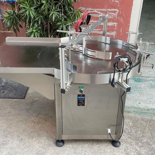 tabletop automatic round rotary bottle unscrambler machine