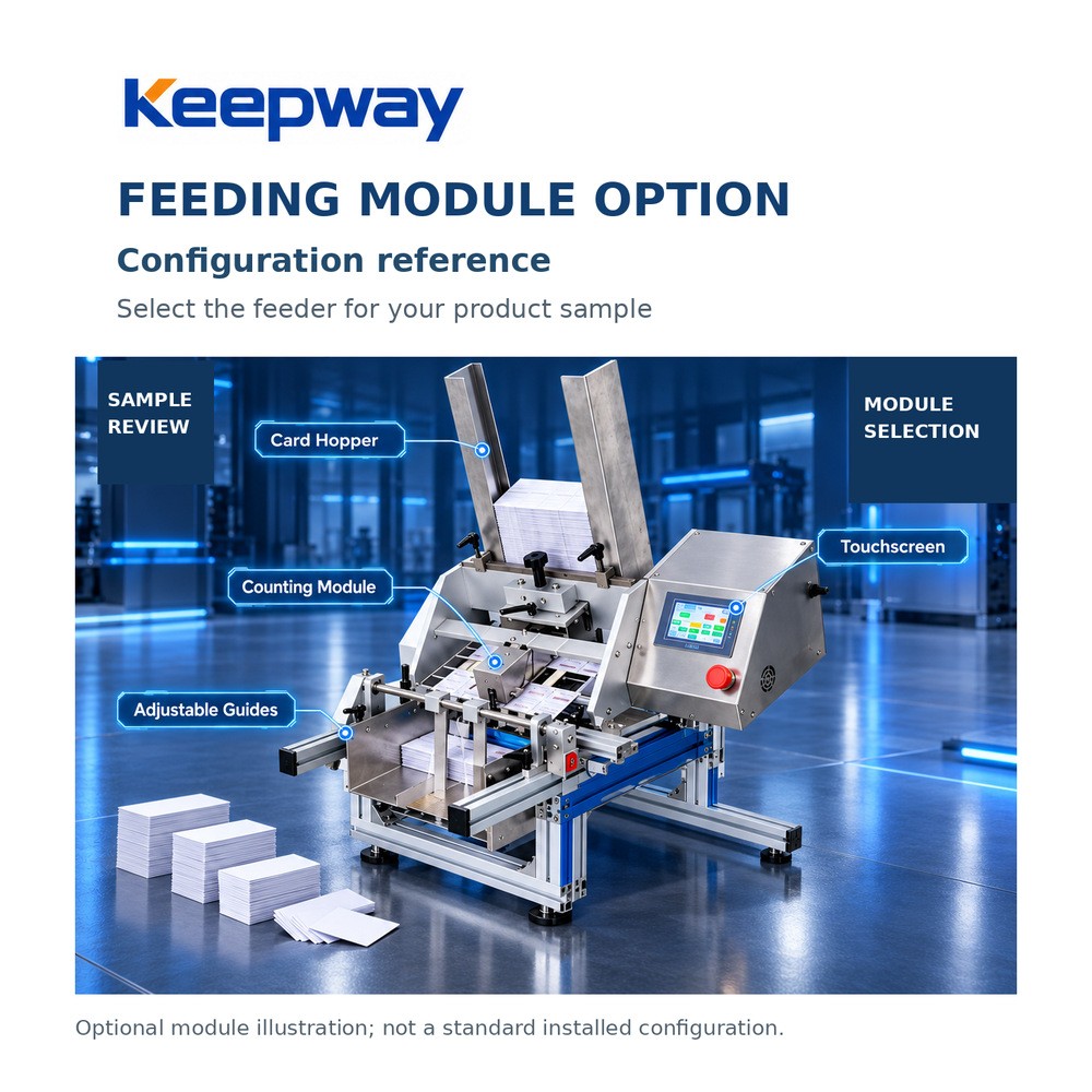 Optional feeding module configuration reference for sample review