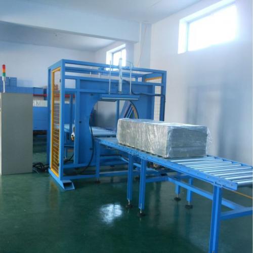 horizontal orbital stretch film wrapping machine