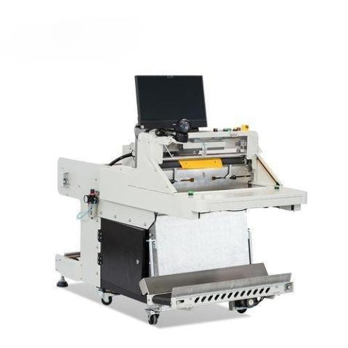 High Speed ERP Integrated Automatic Poly Mailer Bagging and Sealing Machine with Conveyor System