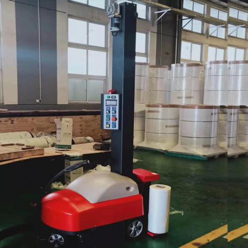 Automatic Self-Propelled Robot Type Pallet Wrapping Machine