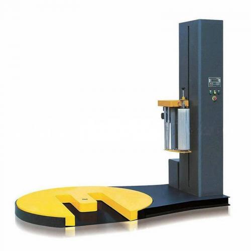 M Type/Bottom Automatic Turntable Stretch Film Wrapped Pallet Shaped Wrapping Machine for Pallet Jack