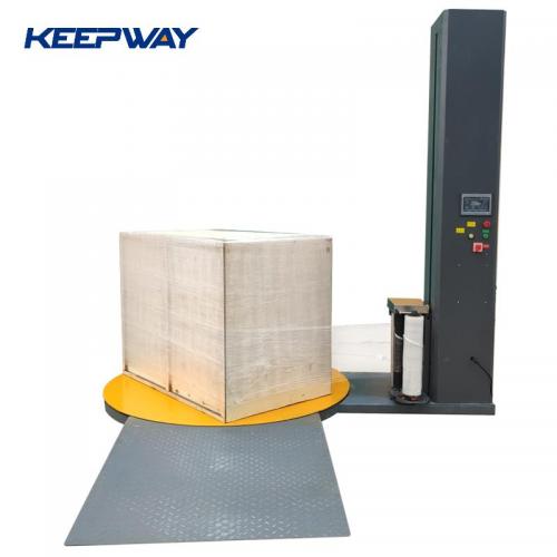 automatic turntable pallet film wrap machine pallet wrapping machine