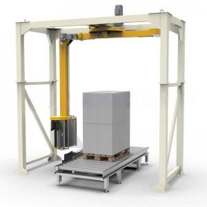 automatic stretch wrapper pallet wrapping machine with rotary arm